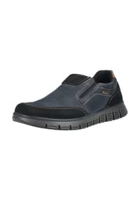 iMAC® - Nubukleder/Textil Slipper - Dunkelblau