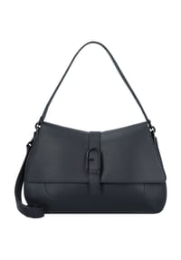 FURLA - FURLA FLOW Henkeltasche, Leder, Emblem, für Damen - O6000 NERO