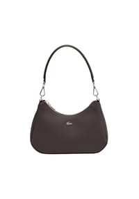 LACOSTE - Damen Handtasche - Daily City Shoulder Bag, Handtasche, 15x23x6cm (HxBxT) - Dunkelbraun