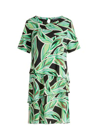 BETTY BARCLAY - Stufenkleid kurzarm - Green/Cream