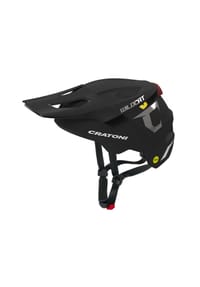 CRATONI - Kinder-/Jugendhelm "WildCat MIPS", schwarz - schwarz