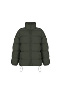 freshlions - Steppjacke Estala mit hohem Kragen - khaki