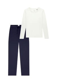 SCHIESSER - Schlafanzug Mix & Relax - Blau