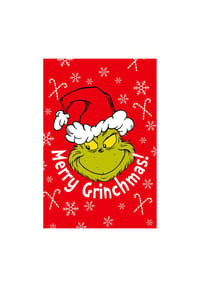COFI - The Grinch Weihnachtsdecke 100 × 150 cm Microflanell Kuscheldecke - 