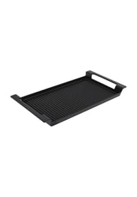SCHULTE-UFER® Grillplatte "Rustika", Gusseisen, 44x24 cm - RUSTIKA - schwarz