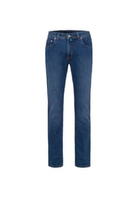 pierre cardin - Jeans Lyon Tapered mit stilvollem Anspruch - blue stonewash