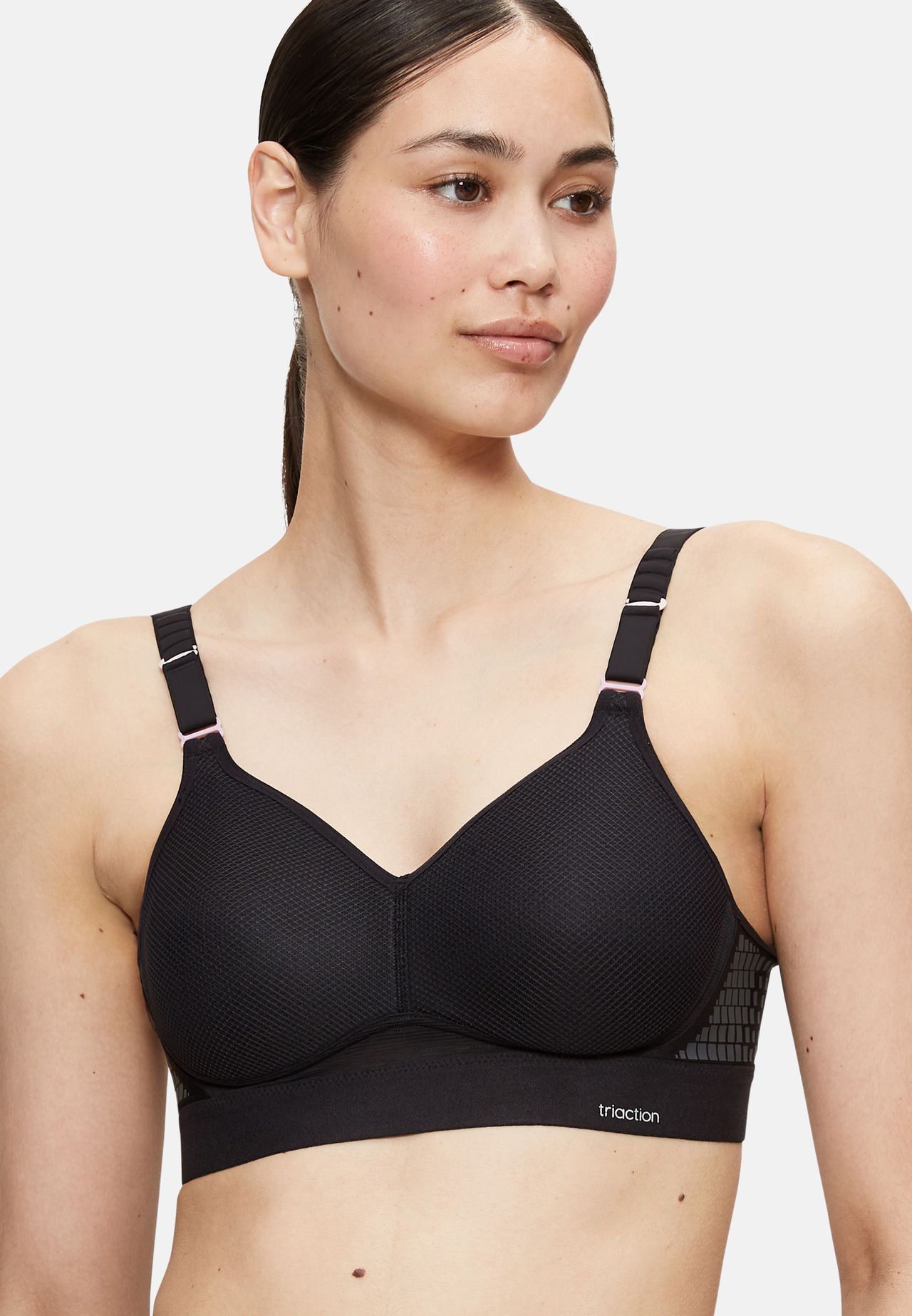 Triumph Hybrid Lite Sport-Bh, Extreme Bounce Control, Atmungsaktiv, FüR Damen, Schwarz, 75C