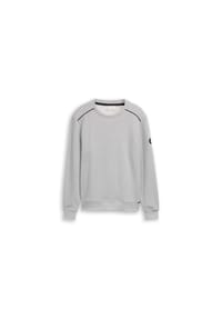 TOM TAILOR - Sweatshirt - offwhite navy stripe structure