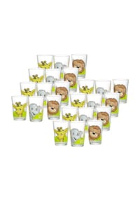 Ritzenhoff & Breker Kindergläser Dschungeltiere 205 ml 24er Set bunt - DSCHUNGELTIERE - bunt