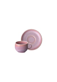 like. by Villeroy & Boch Espressotasse mit Untertasse Perlemor Coral 60 ml rosa - PERLEMOR - rosa