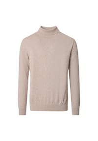 Venti - Herren Rollkragenpullover uni - Beige