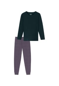 SCHIESSER - Pyjama Nightwear Serie - hellblau