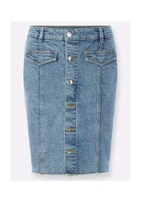 heine - Jeans-Rock - blue-bleached