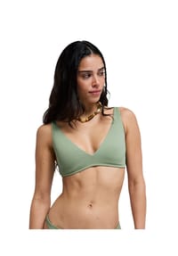 ROXY - Bikini Oberteil Triangle Love Oil Green - grün
