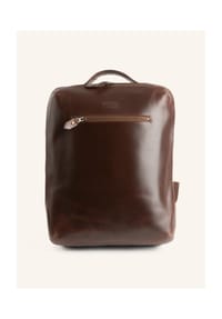 BUCKLE & SEAM - Leder Rucksack MIK, wasserdicht - Braun