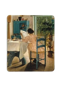 MANIKE - Kunst-Mauspad mit berühmtem Gemälde von Camille Pissarro, rutschfeste Naturkautschuk-Mausmatte - 