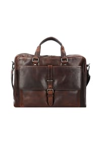 LEONHARD HEYDEN ROMA - Aktentasche "Roma", Laptopfach, Leder, für Herren - 3 BRAUN