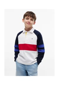 TOMMY HILFIGER - Sweatshirt, Baumwolle, für Kinder - YBR  WHITE