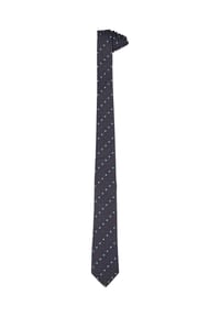 HECHTER PARIS - Krawatte mit modernem Muster - navy