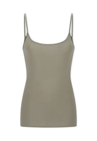 SCHIESSER - Top, LUXURY, Rundhals-Ausschnitt, Damen - 713  JADE