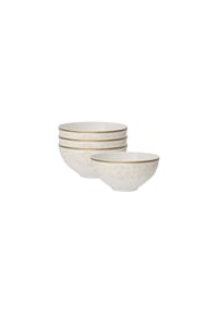 Villeroy & Boch Schälchen Ivoire ø 11 cm 4er Set weiß-gold - IVOIRE - weiß-gold