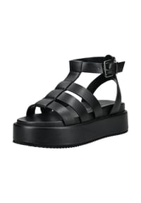Buffalo - Lederimitat Sandalen - Schwarz