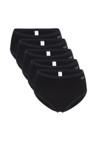 Speidel. - Midi Slip 5er-Pack Bambus - Creme / schwarz