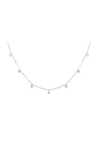 caї SHINY LAYERS - Damen Kette mit Anhänger, 925er Silber  - WEISSGOLD