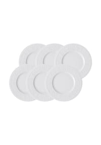 Villeroy & Boch Brotteller Cellini ø 18 cm 6er Set weiß - CELLINI - weiß