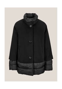 MADELEINE - Jacke in Double-Layer-Optik - schwarz