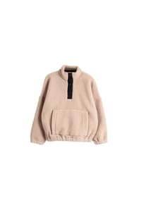 Solang - Pullover mit Knopfleiste - Beige