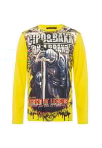 CIPO & BAXX® - Sweatshirt in coolem Look - BLACK