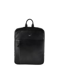 BRAUN BÜFFEL - Daypack, Leder, Laptopfach, für Damen - SCHWARZ