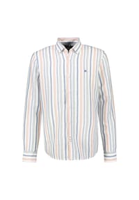 LERROS - Herren Hemd in sommerlichem Streifenmuster - MID STORM BLUE