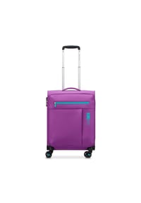 RONCATO Lite Soft - Lite Soft Neon 4 Rollen Kabinentrolley 55 cm - BLAU DUNKEL
