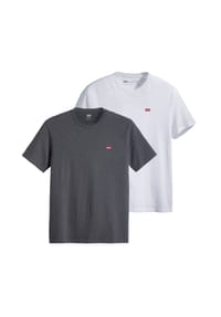 Levi's® - Herren T-Shirt 2er Pack - "Original Housemark Tee", Rundhals, Baumwolle - Blau