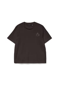 VERO MODA® - T-Shirt Sara, Baumwolle, für Damen - 297957037 CHOCO TO