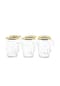 COFI Sunay 6er Gläser-Set mit Henkel Gold Umrandung 203 ml Transparent Bild 9