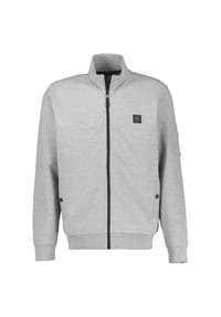 LERROS - Sportive Sweatjacke mit Stehkragen aus robustem Baumwollmix - CEDAR GREEN