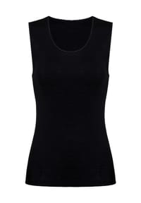 mey - Exquisite Unterhemd, Rundhals, breite Träger, für Damen - SCHWARZ