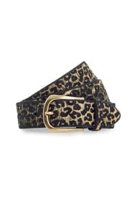 B.BELT - Gürtel Leder - black-gold