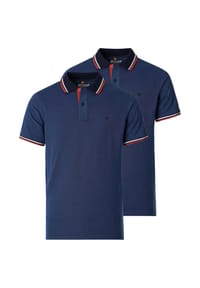 Redmond - Poloshirt 2er Pack Basic - Blau