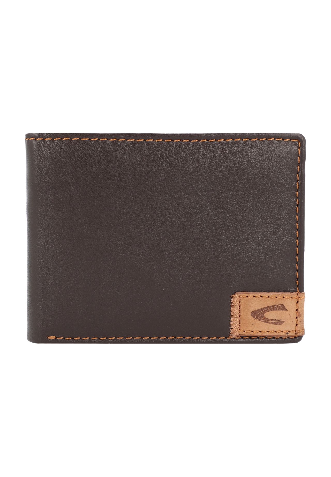 Camel Active Geldbörse "California" Leder Patch Uni Für Herren Braun in Größe 99 - Bild 4