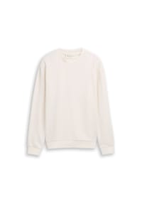 DENIM TOM TAILOR - Sweatshirt, Baumwolle, für Herren - 12906 WOOL WHITE