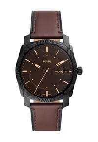 FOSSIL MACHINE - Herrenuhr "FS5901" - schwarz/braun