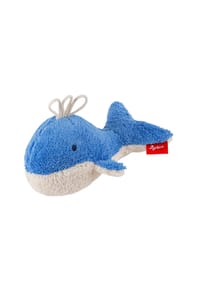 sigikid® - Greifling Wal ,  für Babys und Kinder - blau