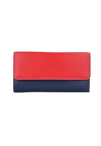 Mywalit - Tri-fold Zip Wallet Geldbörse Leder 17 cm - black-pace