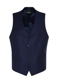 DIGEL - Modern Fit Weste Dan in Saphirblau - Saphirblau
