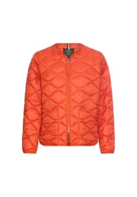 camel active - Steppjacke mit 2-Wege Reißverschluss - Orange