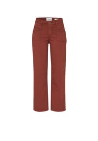 TONI - Weite Jeans Liv Wide 7/8 - Dunkelbraun | 790